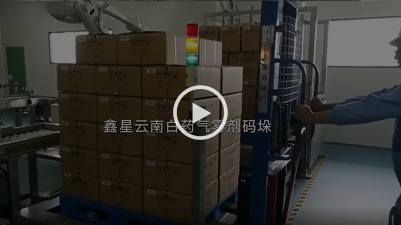 米秀智能為云南白藥提供碼垛智能化解決方案