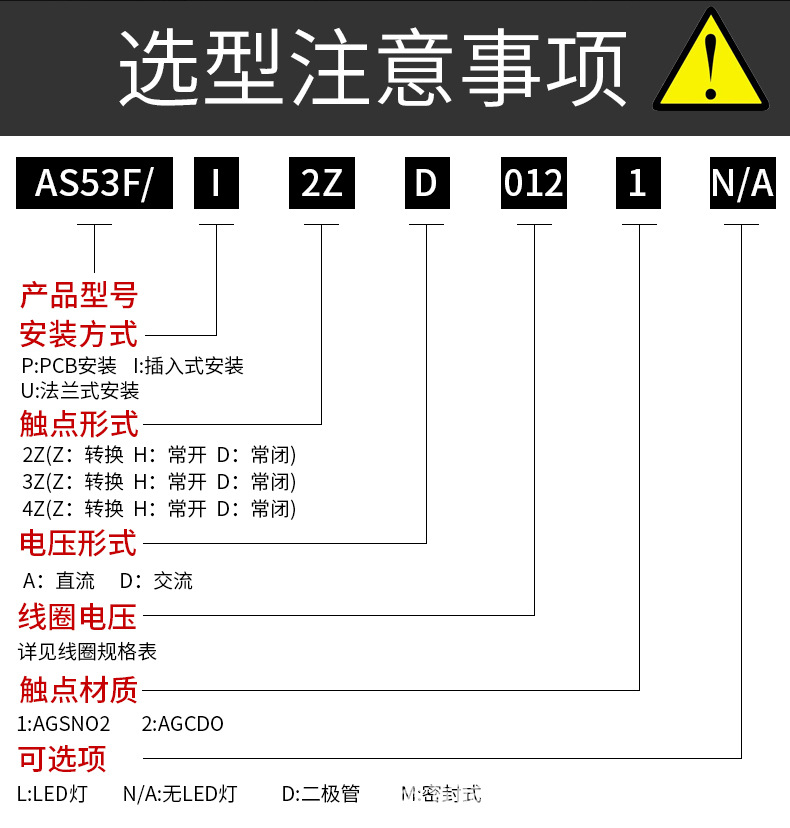 中間繼電器 JQX-53F (4)